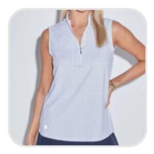 GG Blue Tess Sleeveless Top Size Large